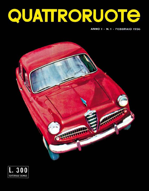 Журнал Quattroruote N°1 Febbraio 1956